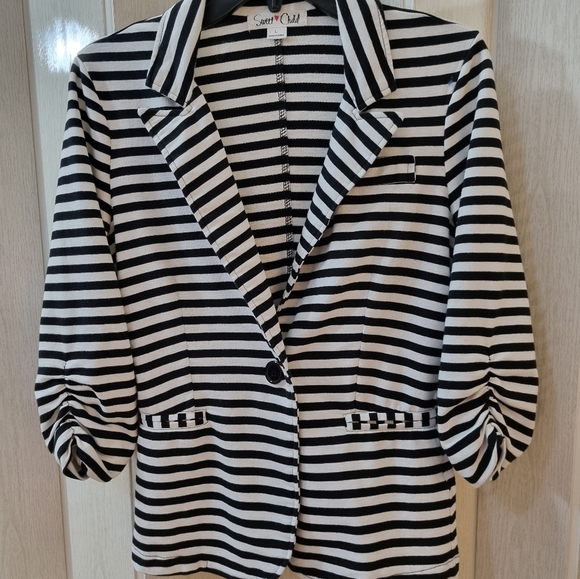 Sweet Child Jackets & Blazers - Sweet Child Blazer black striped for women Size L p